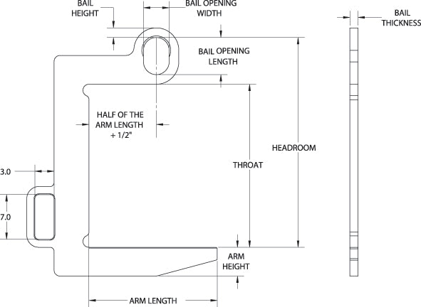 Peerless Coil Lifter Narrow Coil (CAD)